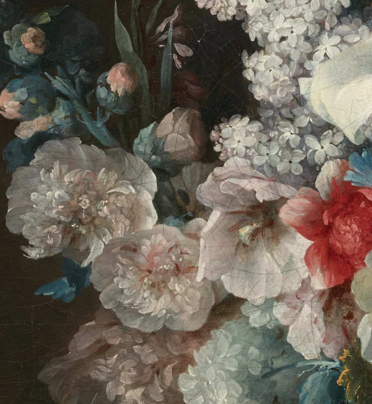 Anne Vallayer-Coster, Bouquet of Flowers inTerracottaVasewith Peachesand Grapes.png