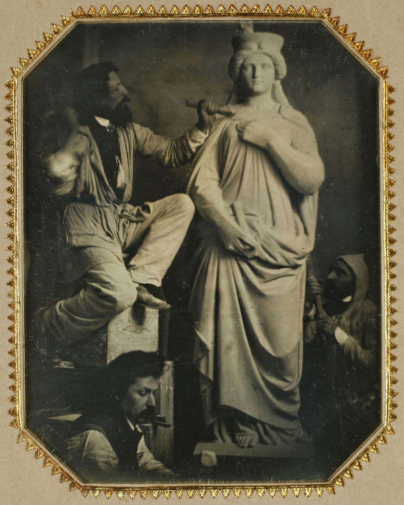 Anonymous - The Sculptor Hans Gasser and Workshop Assistants at Work (1855-1857).jpg