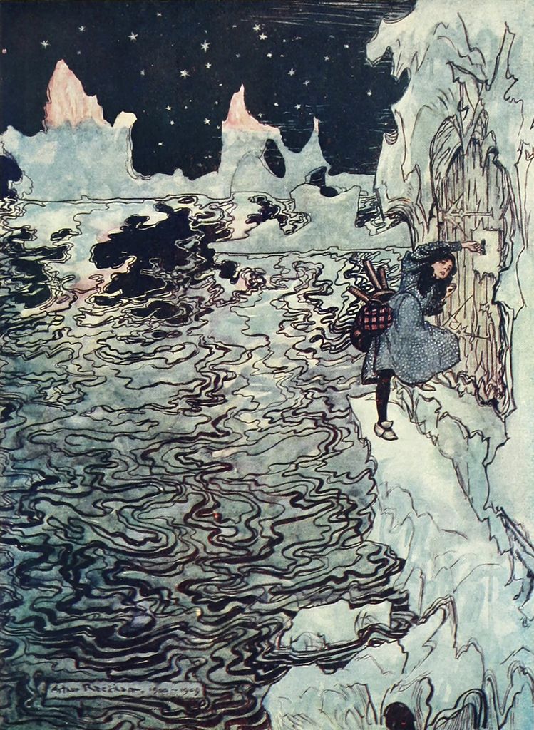 Arthur Rackham - The Seven Ravens from Jacob Grimm, Snowdrop and Other Tales, 1920.jpg