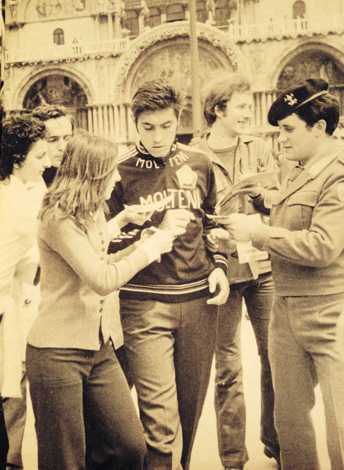 At the start of the Giro 1972 in Venice (San Marco Plaza). (Merckx).jpg