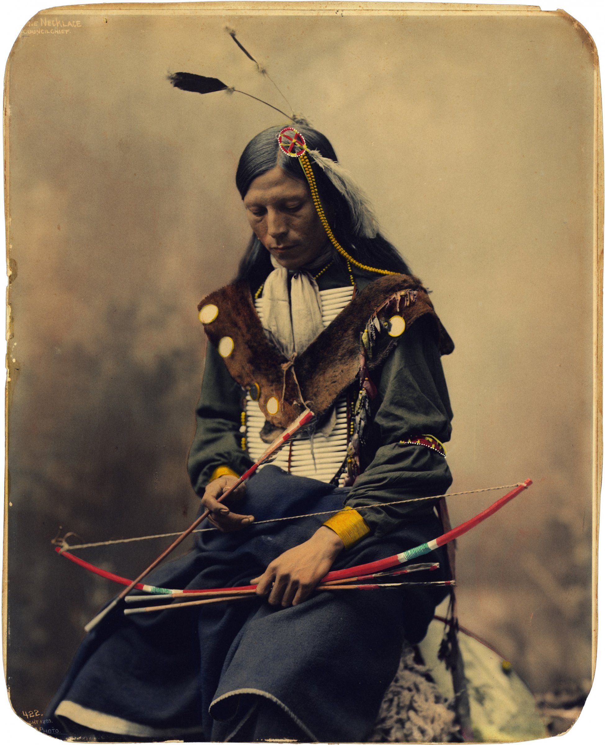 Bone Necklace, Oglala Sioux council chief, by Herman Heyn, 1899 .jpg