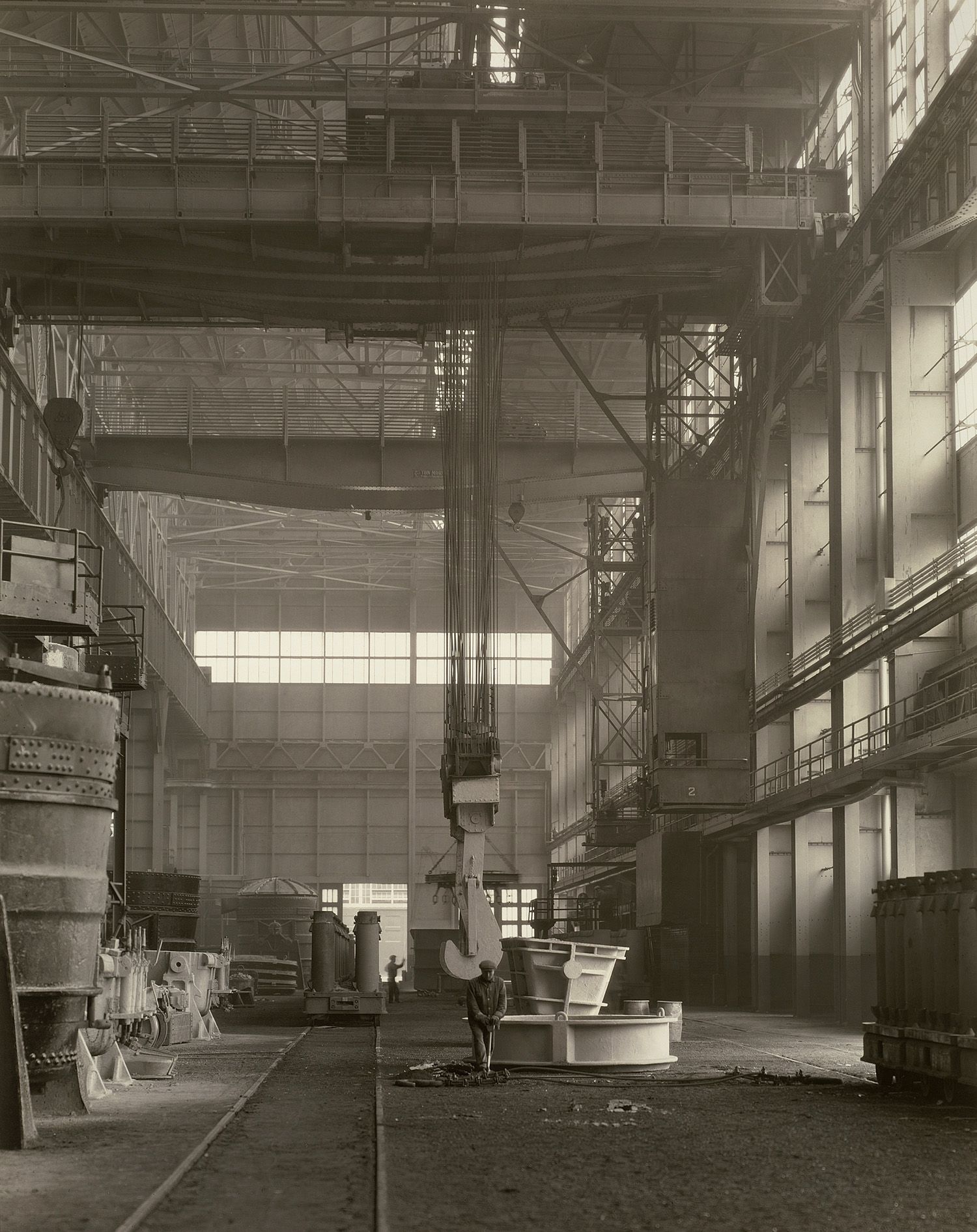 Charles Sheeler - Ford Plant – Ladle Hooks, Open Hearth Building (Negative date 1927).jpg