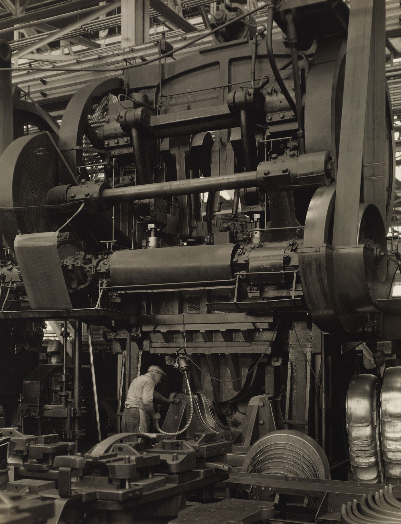 Charles Sheeler - Ford Plant – Stamping Press (Negative date 1927).jpg