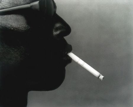 Cigarette, (from the series “White Things”), 1997 by René Pena.jpg