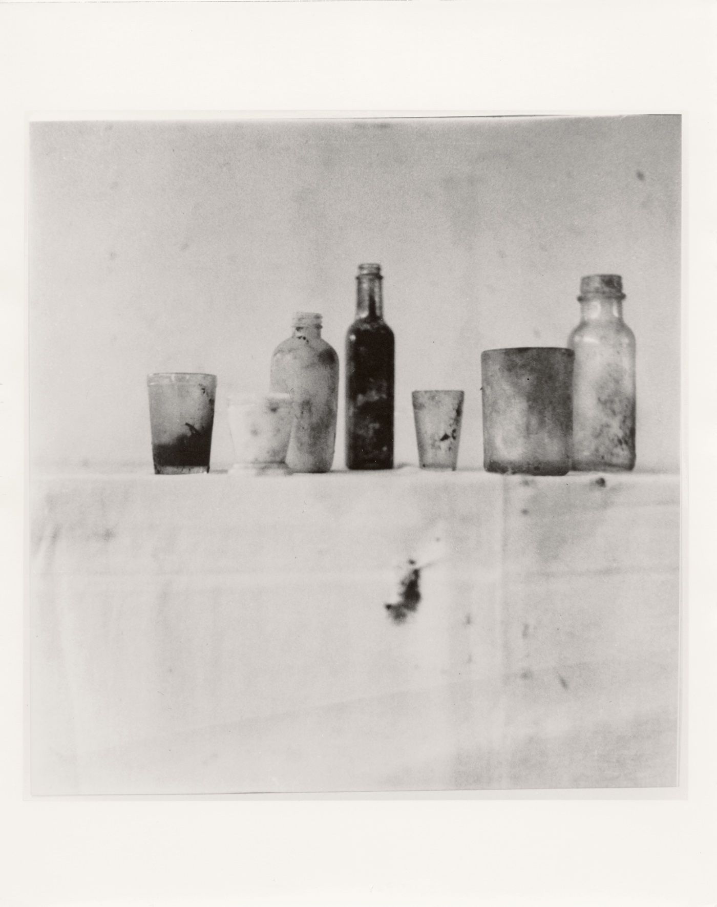 Cy Twombly - Still Life, Black Mountain College (1951, Dry print on cardboard) (3).jpg