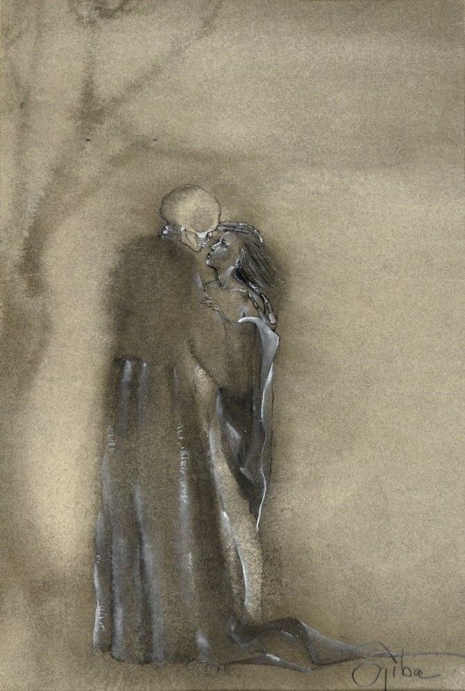 Der Tod und das Mädchen - Charlotte Salomon (c. 1939).jpg