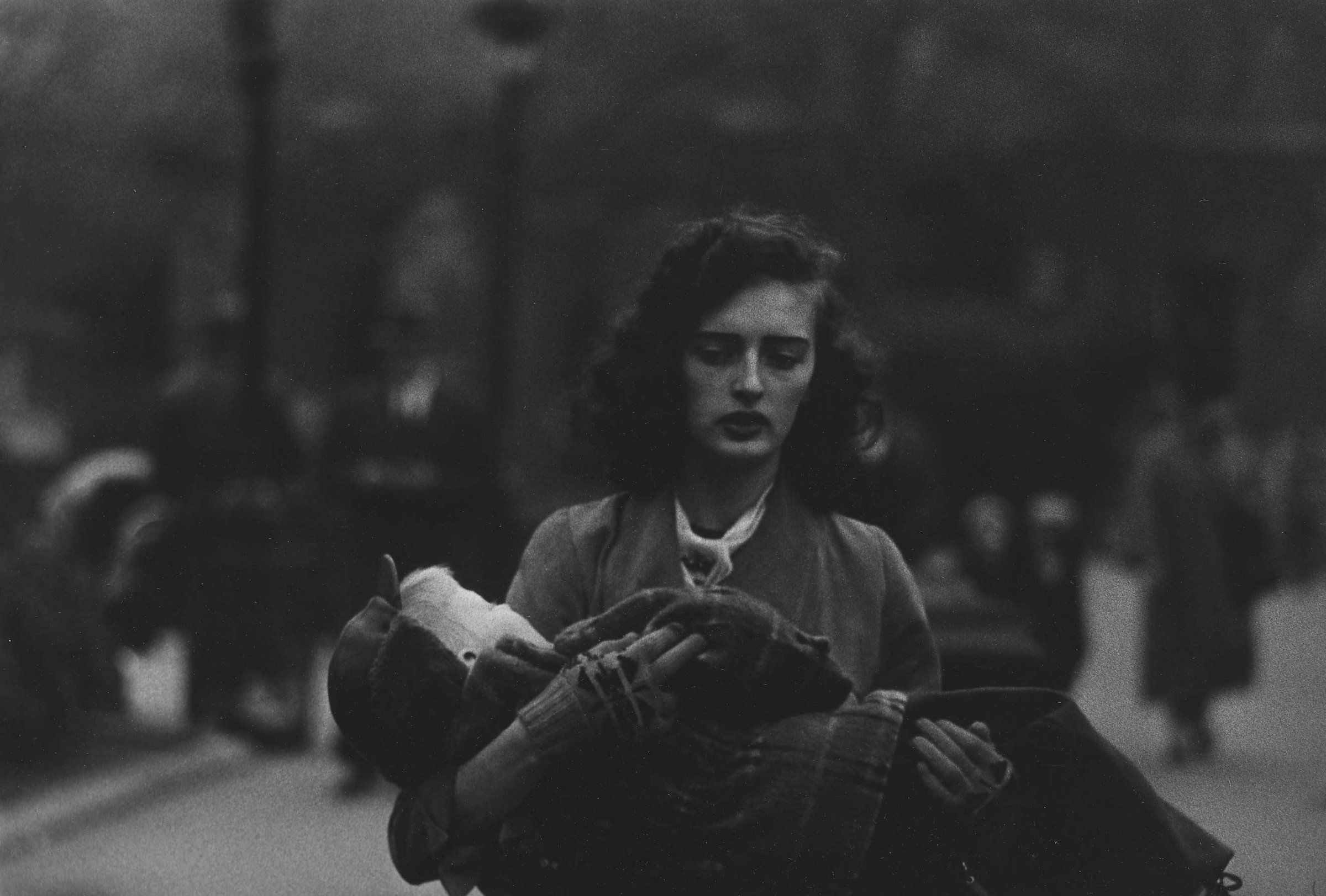 Diane Arbus - woman carrying a child in Central Park, N.Y.C., 1956.jpg