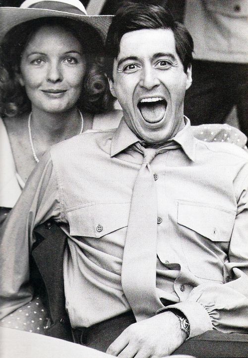 Diane Keaton & Al Pacino - The Godfather (1972) (bts) - Harry Benson.jpg