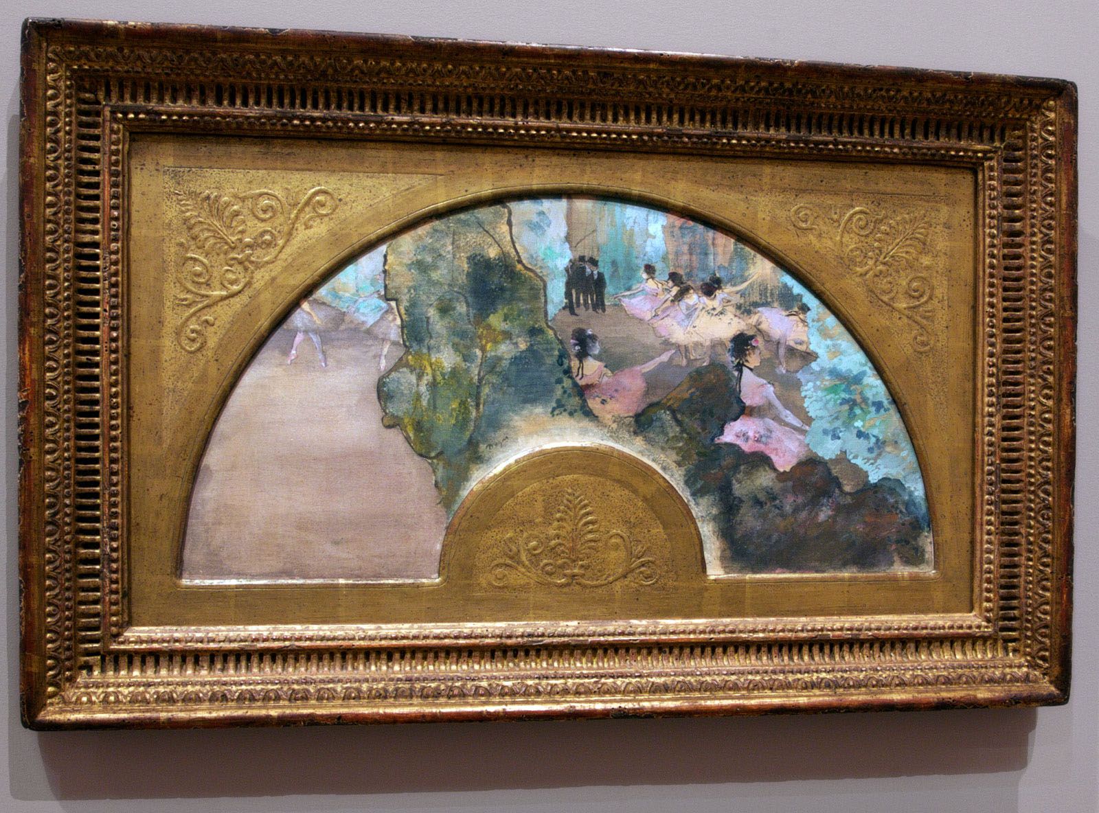 Edgar Degas - Danseuses, éventail (Dancers (Fan, design))(installation view)1879.jpg