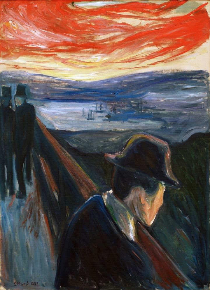 Edvard Munch, “Sick Mood at Sunset, Despair” (1892).jpg