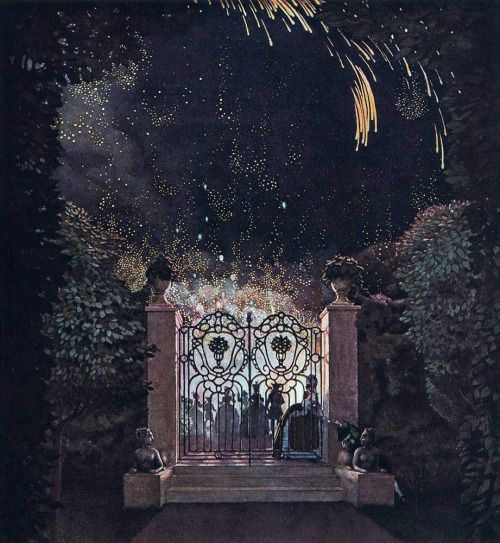 Fireworks in the Park-Konstantin Somov 1907.jpg