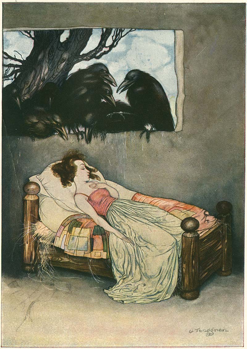 Gustaf Tenggren  - Illustration from an extremely rare edition of Grimm’s Fairy Tales, 1923.jpg