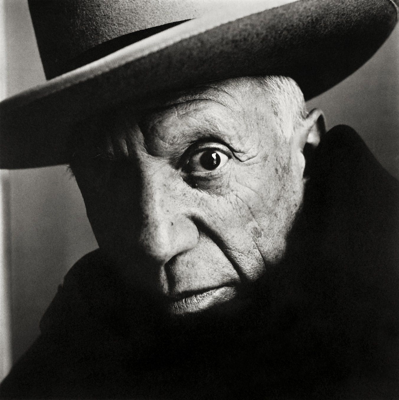 Irving Penn - Pablo Picasso at La Californie, Cannes 1957, printed February 1985.jpg