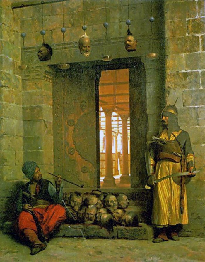 Jean-Léon_Gérôme,_Hasaneyn_Camii_Önünde_İsyankar_Beylerin_Başları.jpg