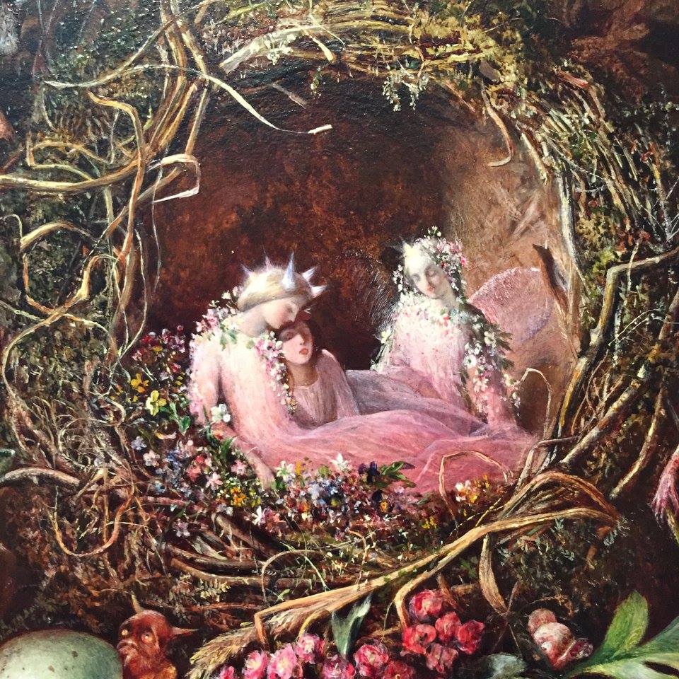 John Anster Fitzgerald -  Fairies in a Bird’s Nest  (1860) 2.jpg