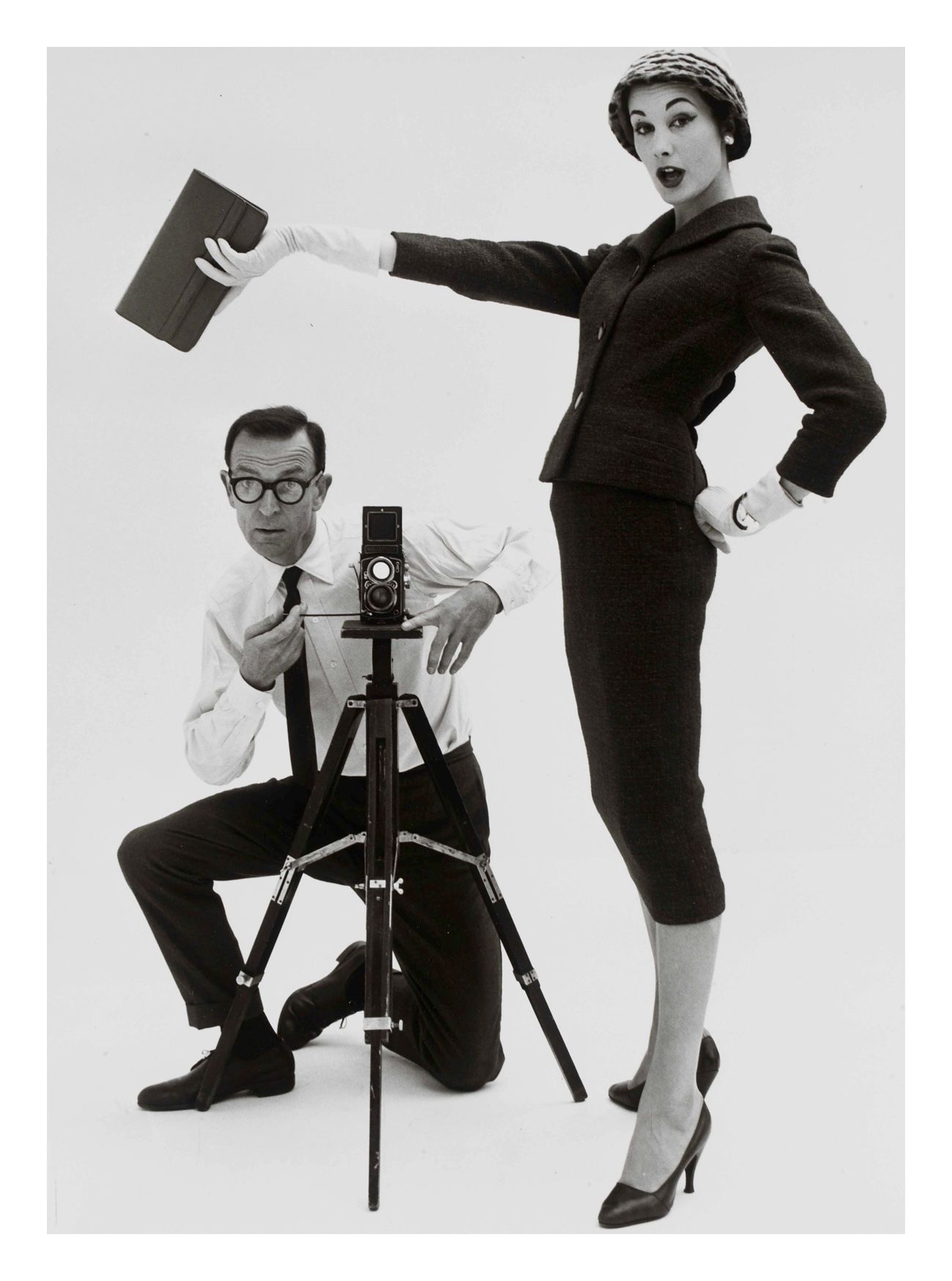 John French-John French and Daphne Abrams in a tailored suit (1957, printed October 2009).jpg