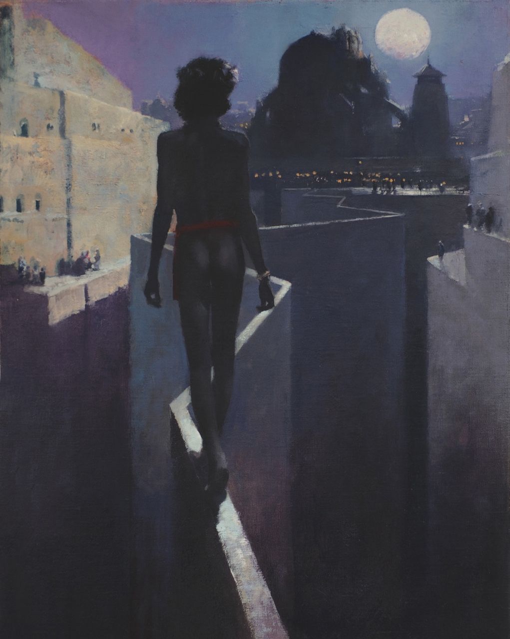 John Harris - Girl on the wall (emerging from John's own concept of - The City of Fire).jpg