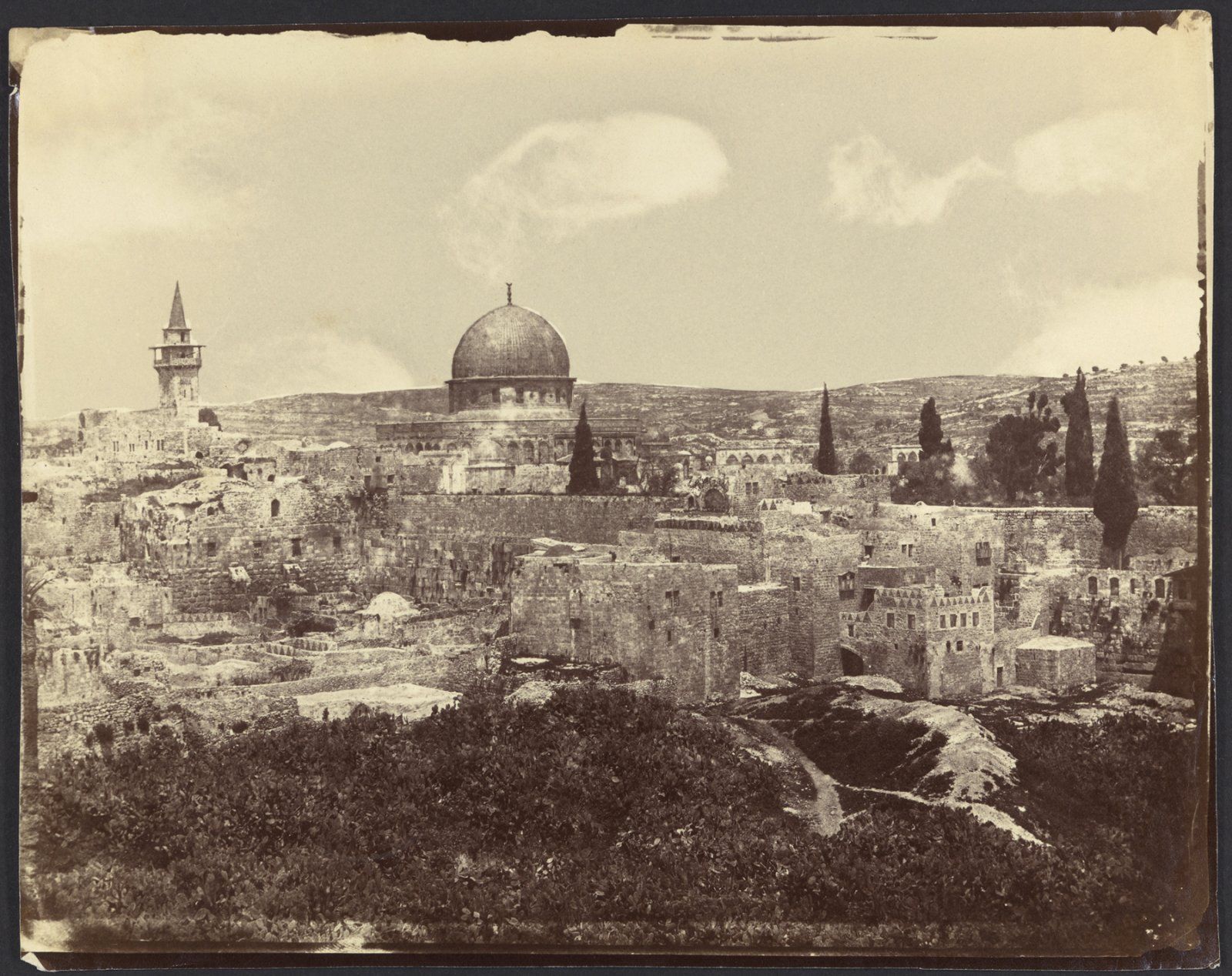 John Shaw Smith - The Mosque of Omar, Jerusalem (April, 1852).jpg