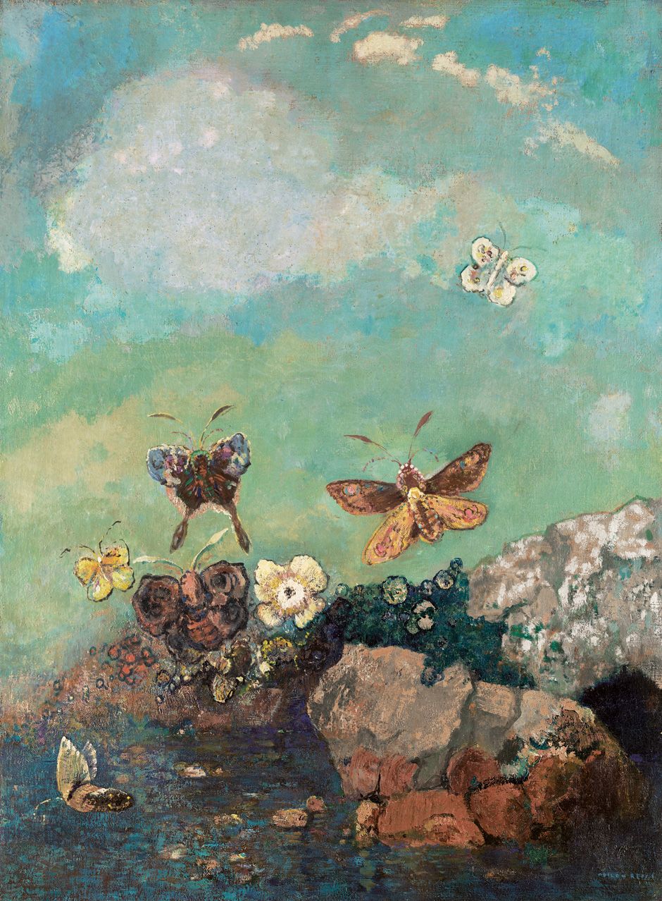 Odilon_Redon - the butterflies (1910).jpg