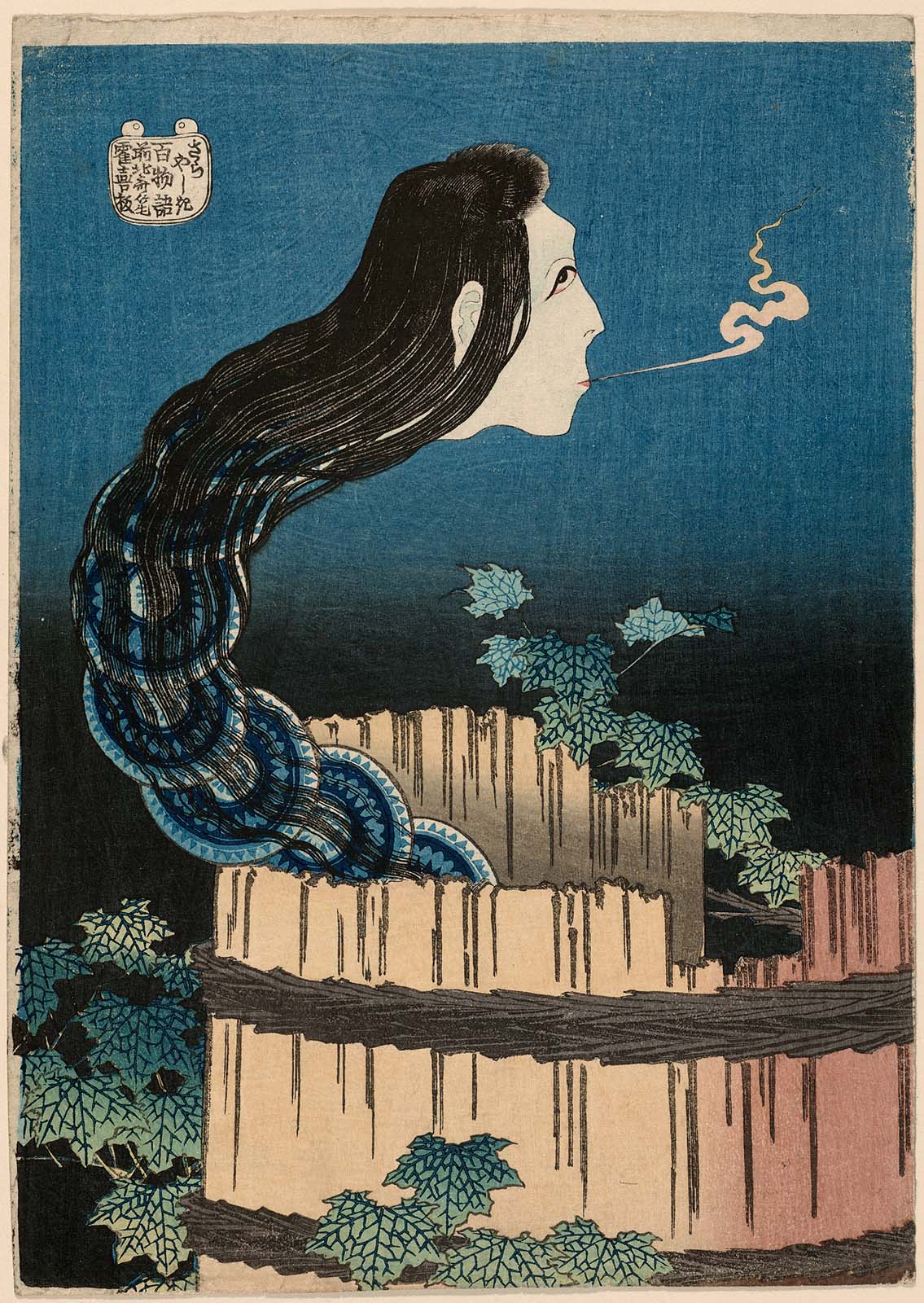 One Hundred Ghost Stories - Hyaku Monogatari - 百物語 - Katsushika Hokusai 1831-32.jpg