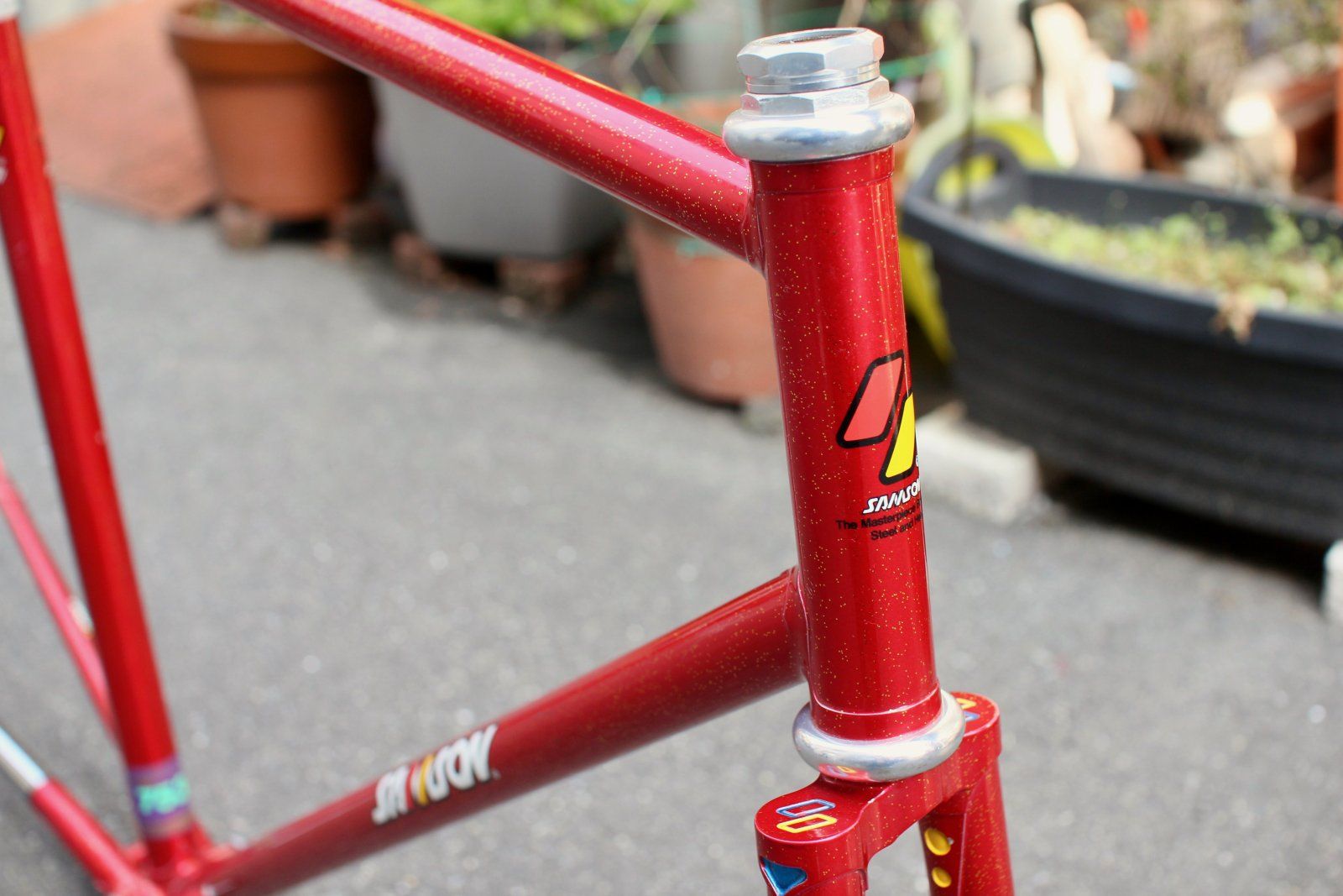 principedal_46371242105_RARE Mr.Yuichiro Kamiyama SAMSON NJS KEIRIN Frame Set 56cm Red_Gold fl...jpg