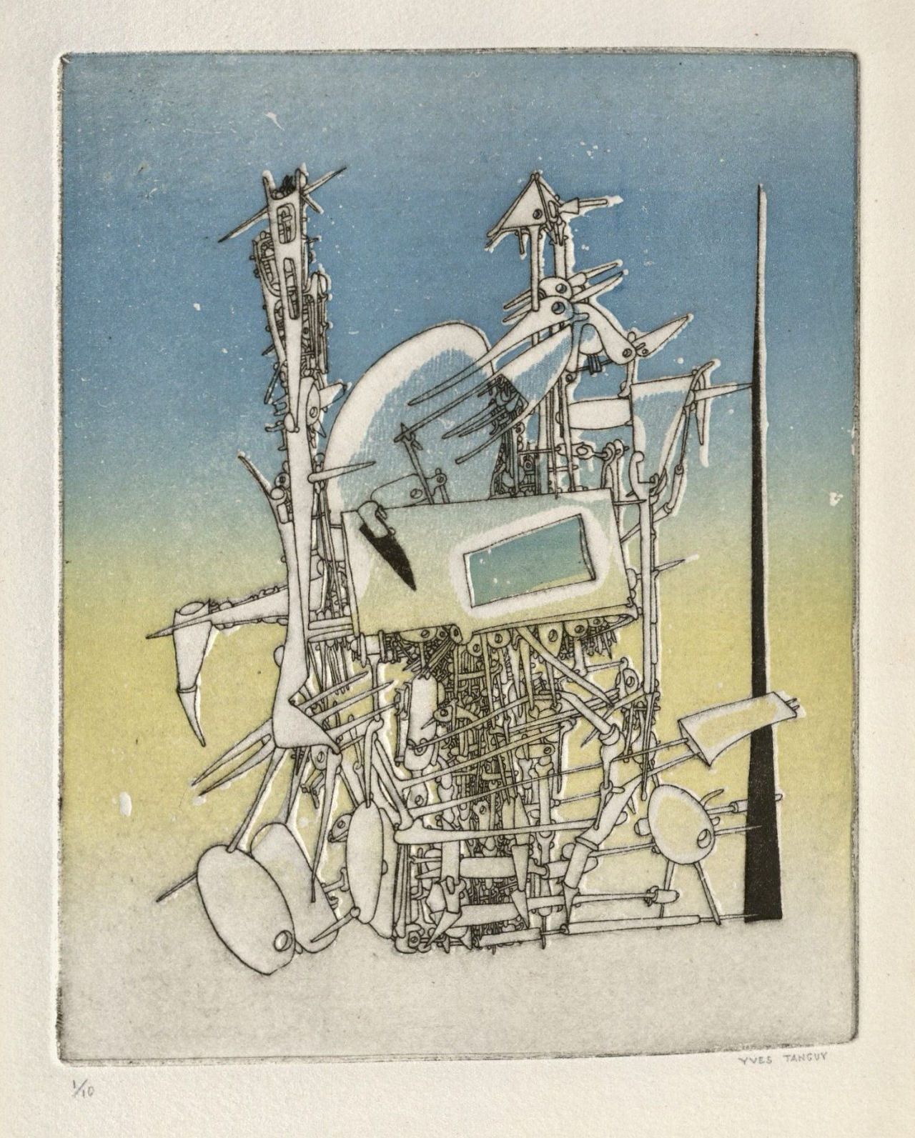 Print by Yves Tanguy from Jean Laude’s Le Grand Passage (Paris - Max Clarac-Sérou, 1954).jpg