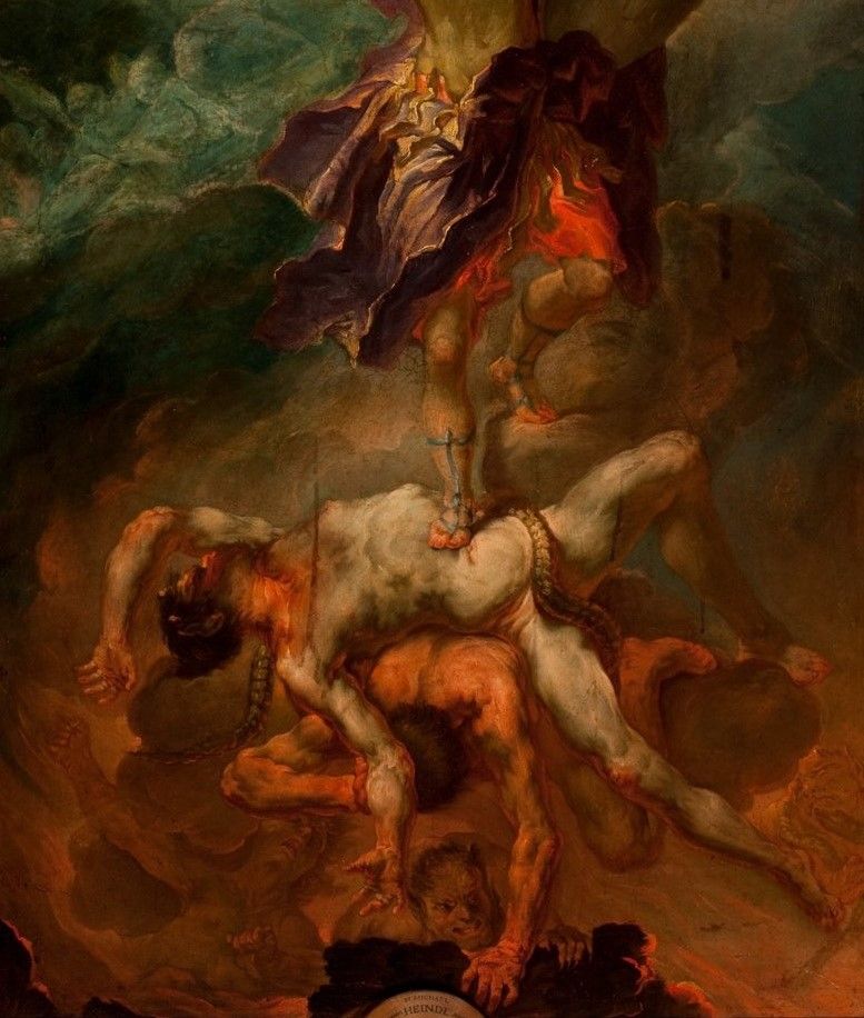 Saint Michael the Archangel Vanquishing the Devil - Wolfgang Andreas Heindl.jpg