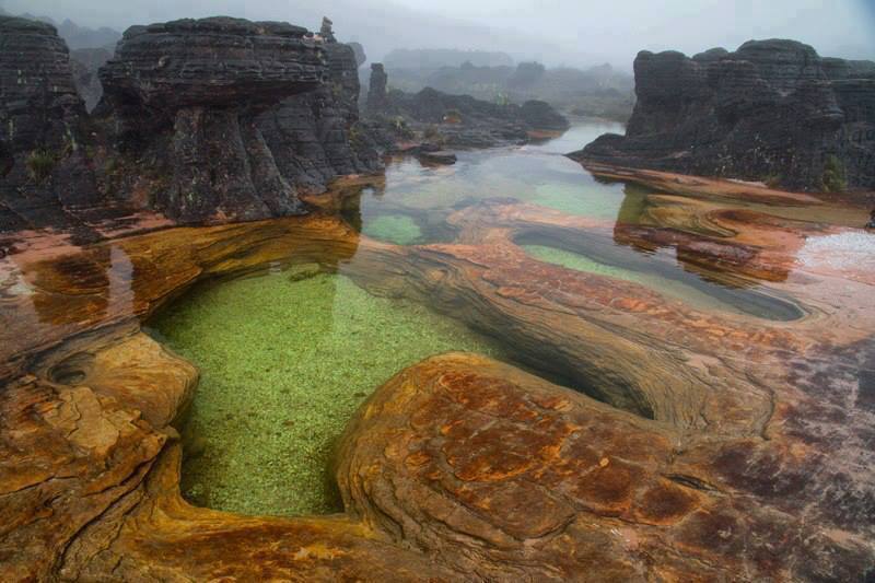 Sandstone plateau between Venezuela, Guyana and Brazil.jpg