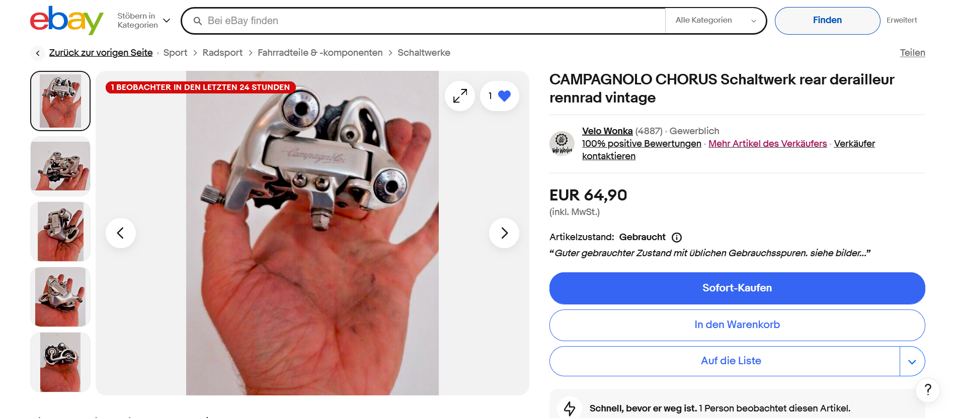 Screenshot 2024-11-28 at 08-49-34 CAMPAGNOLO CHORUS Schaltwerk rear derailleur rennrad vintage...png