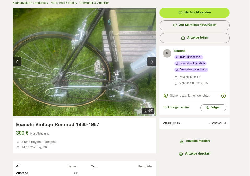 Screenshot 2025-03-15 at 22-00-24 Bianchi Vintage Rennrad 1986-1987 in Bayern - Landshut Gebra...png