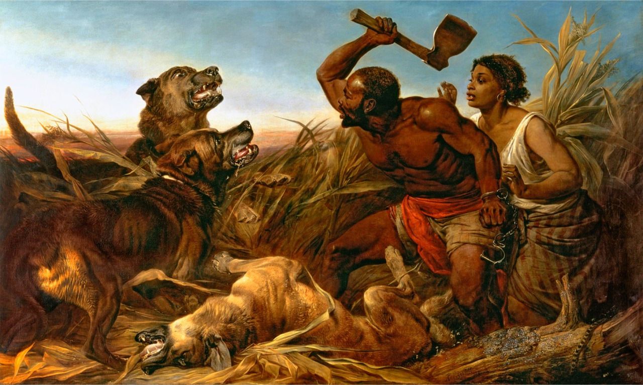 The Hunted Slaves - Richard Ansdell 1861.jpg