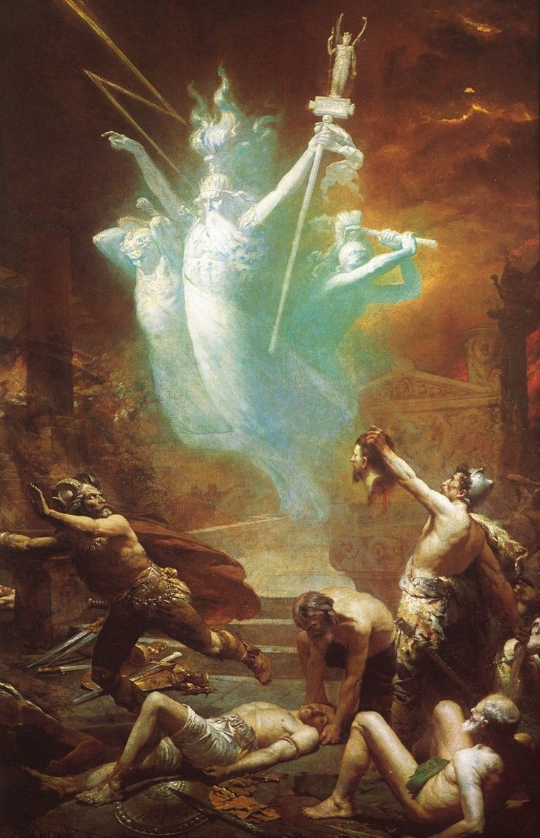 The Taking of the Temple at Delphi (1885) - Alphonse Cornet.jpg