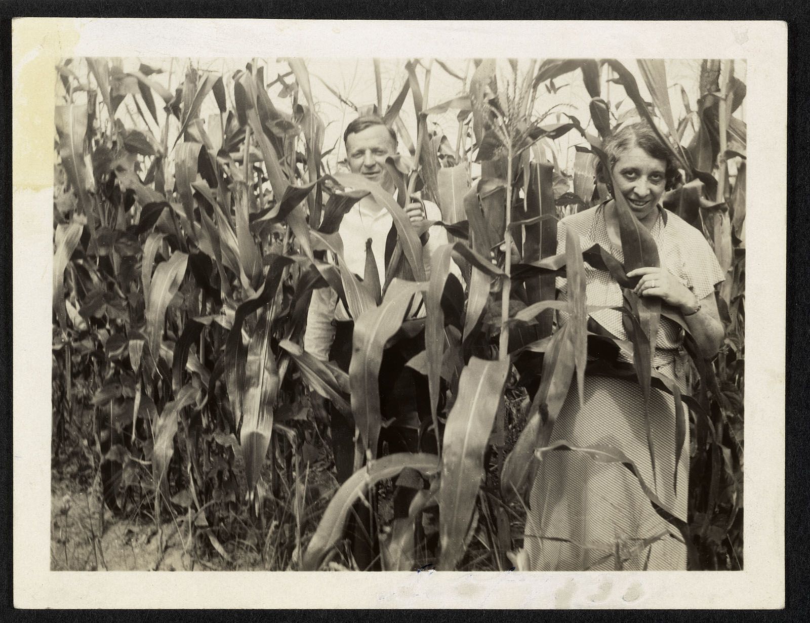 Unknown maker(American)-Man and woman in corn(c. 1930s).jpg