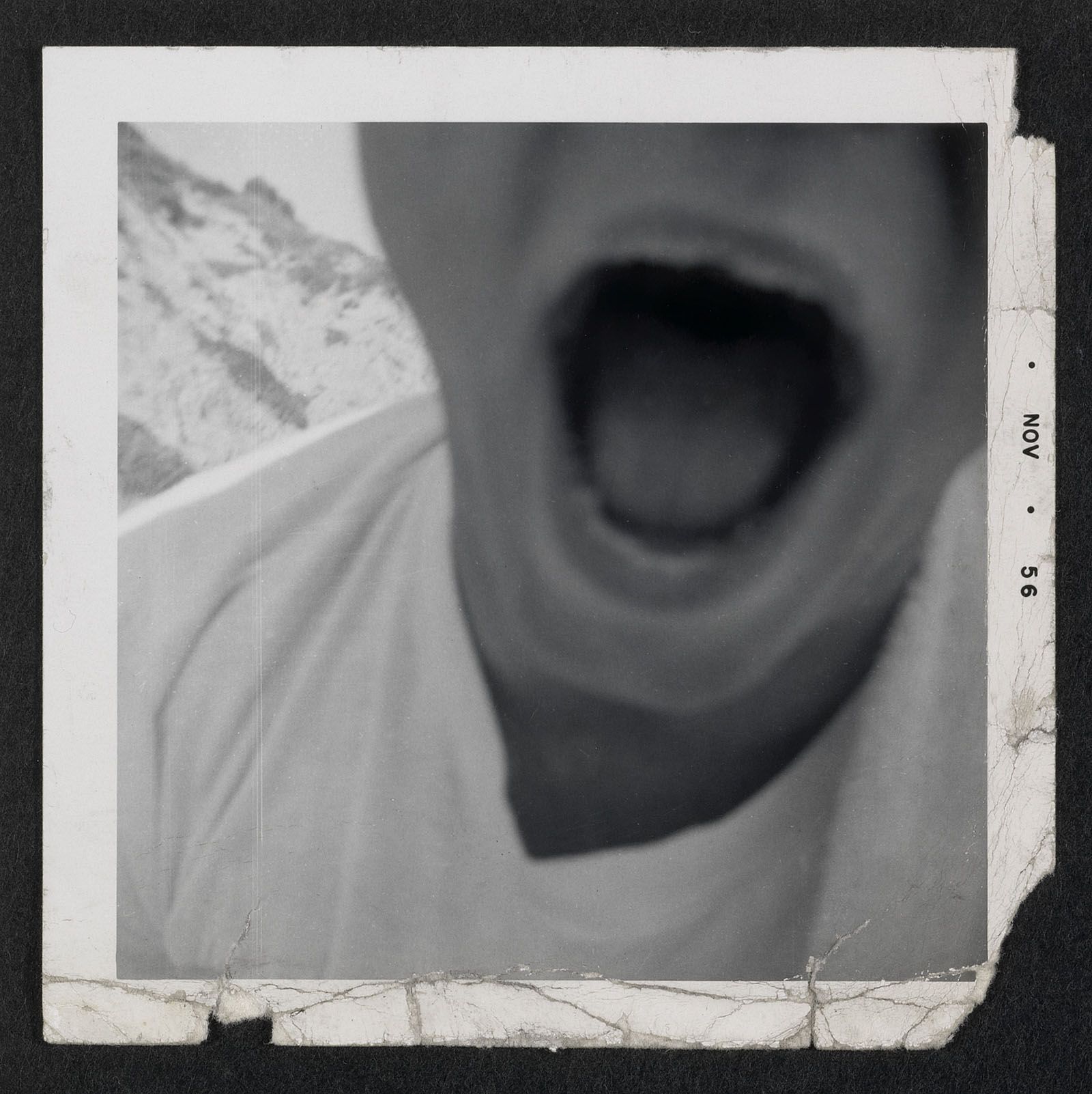 Unknown maker(US) - Close-up of child’s mouth(1956-Gelatin silver print)3×3inch.jpg