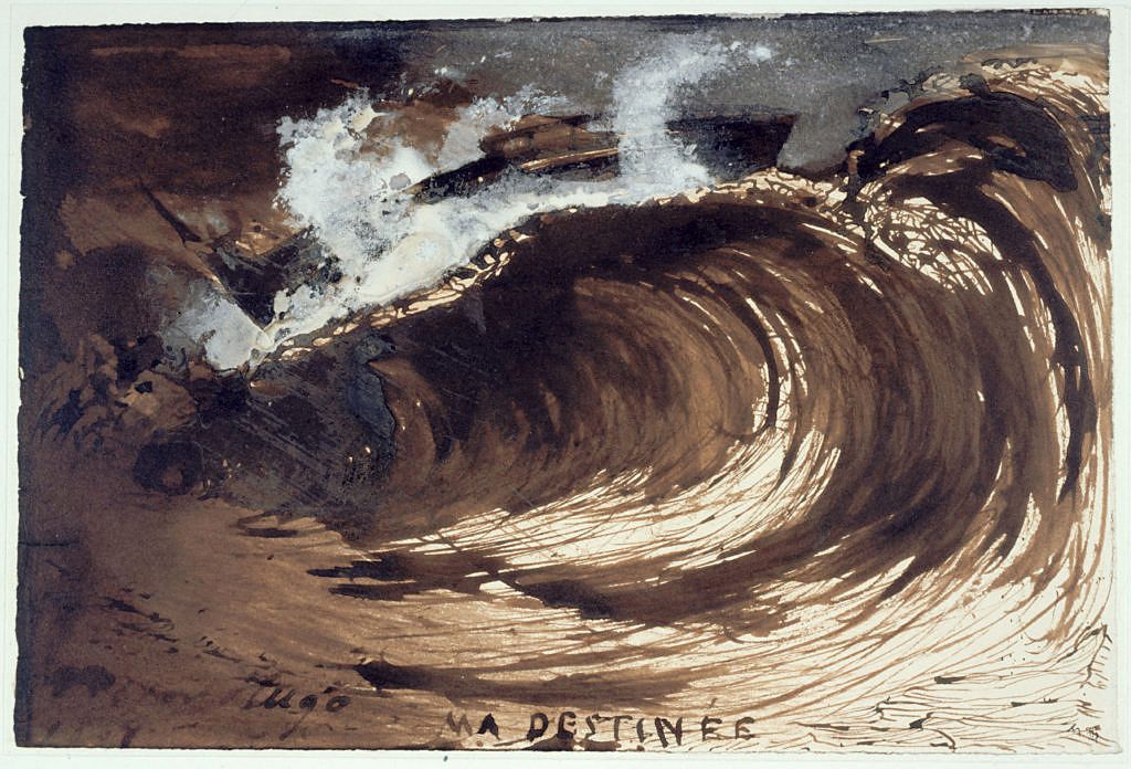 Victor Hugo - La vague ou Ma destinée (The wave or My destiny) (1857).jpg