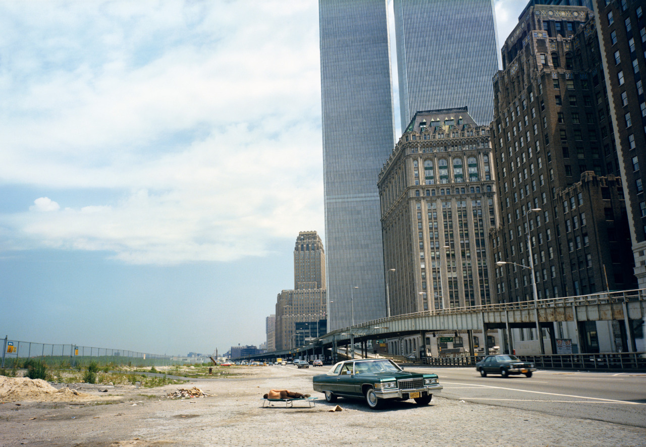 West Side Highway, New York, World trade center, 1977-Mitch Epstein.jpg