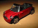 Mini Cooper Cabrio Neu - Majorette.JPG