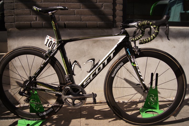 Arbeitsgerät: Matt Goss‘ Scott Foil