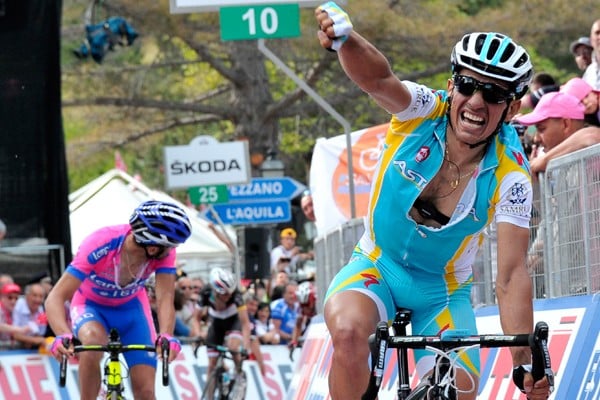 Giro d’Italia: Tiralongo hat in Rocca di Cambio die stärksten Beine, Hesjedal übernimmt Pink