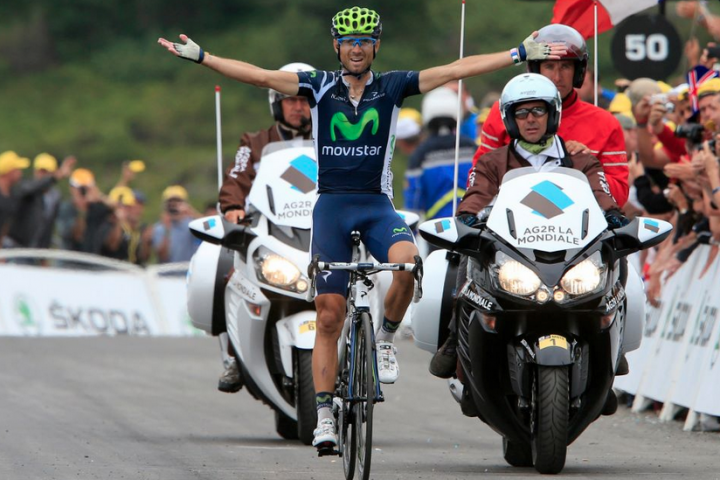 Tour de France: Valverde siegt solo auf dem Peyragudes