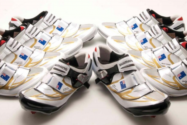 Spezielle Schuhe für Shimanos Olympioniken