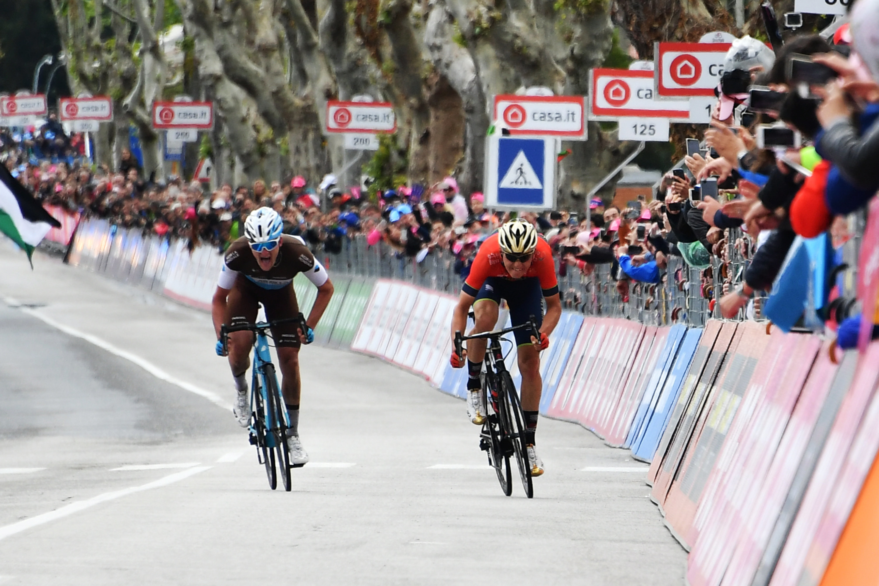 Giro d’Italia 2018 – Etappe 10: Nico Denz verfehlt Sieg nur knapp hinter Mohoric