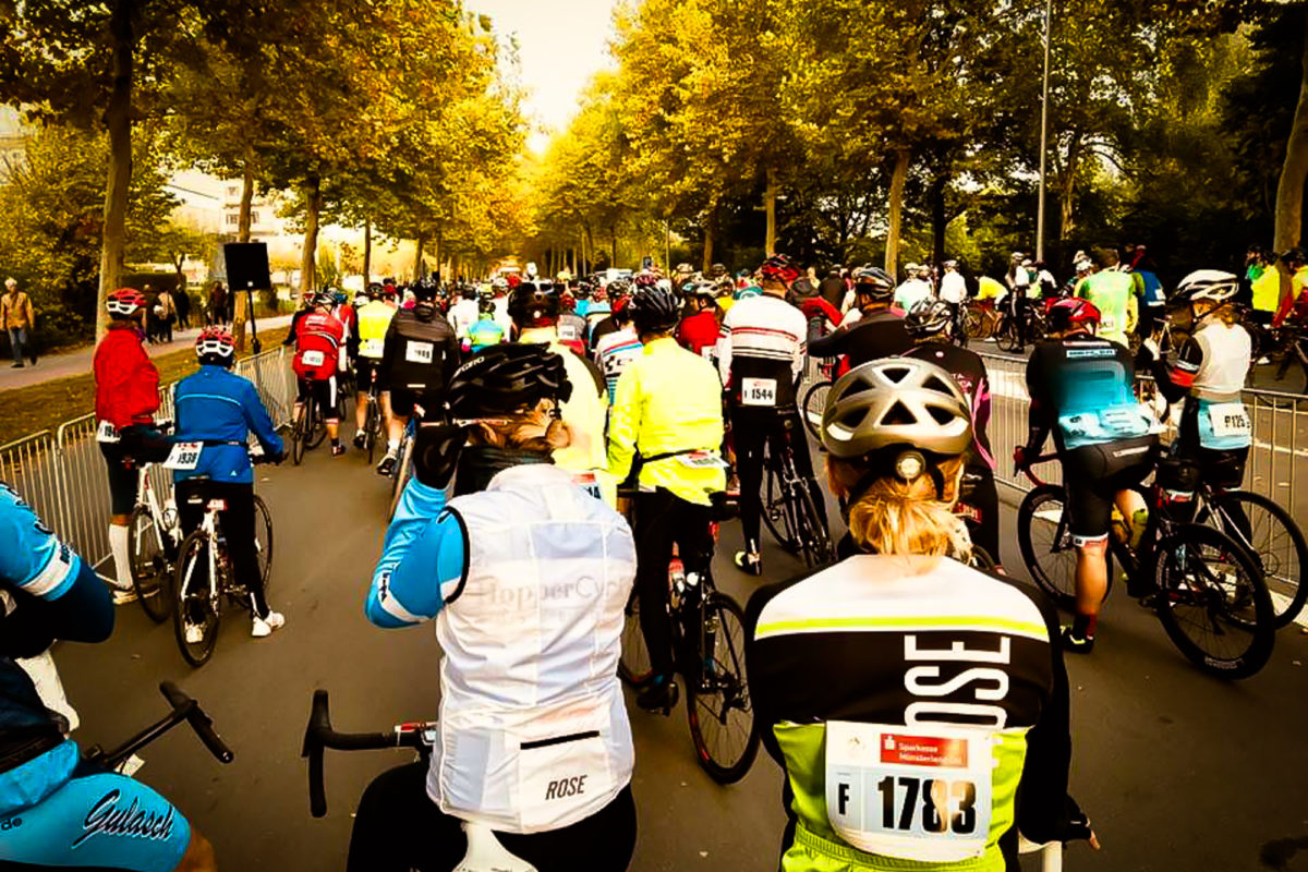 So war’s – Münsterland Giro 2018 im Fun Block: Lenker an Lenker mit Hanka