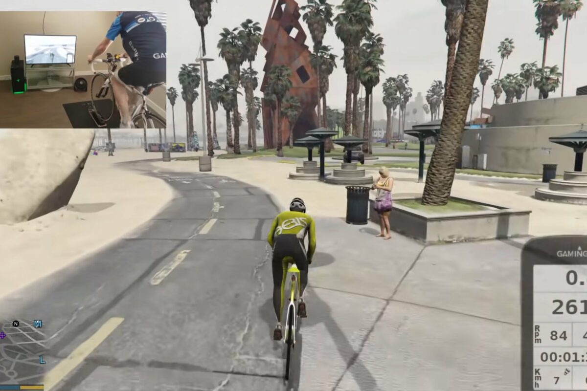 Grand Theft Bike V Indoor-Training: Radtraining mit GTA V statt Zwift