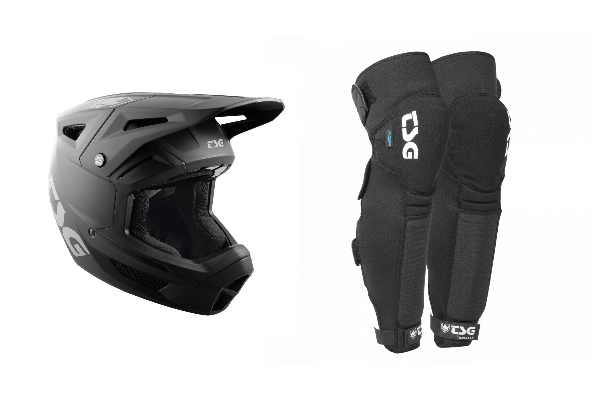 Adventsverlosung für WBR [Gewinn 2/7, Woche 2]: TSG Protection-Paket mit Fullface-Helm und Knieschonern