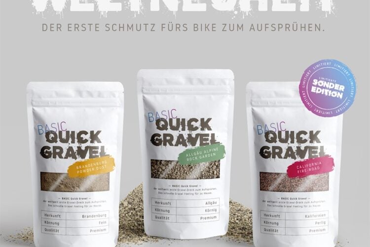 [Aprilscherz] Neue Basic Quick Gravel Lack-Veredlung: Schotterschmutz zum Aufsprühen