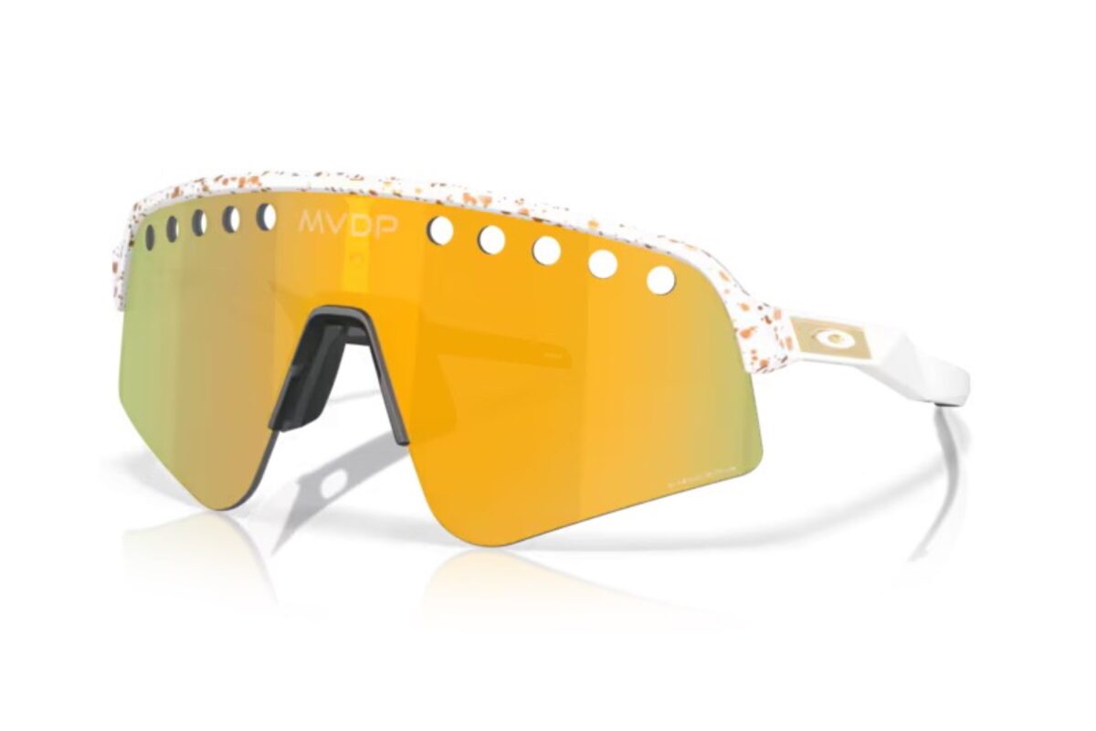 Oakley MVPD Gold Splatter Edition: Van der Poels Signature-Brille